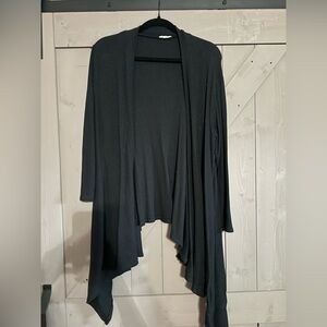 Black Women's Waterfall Cardigan
